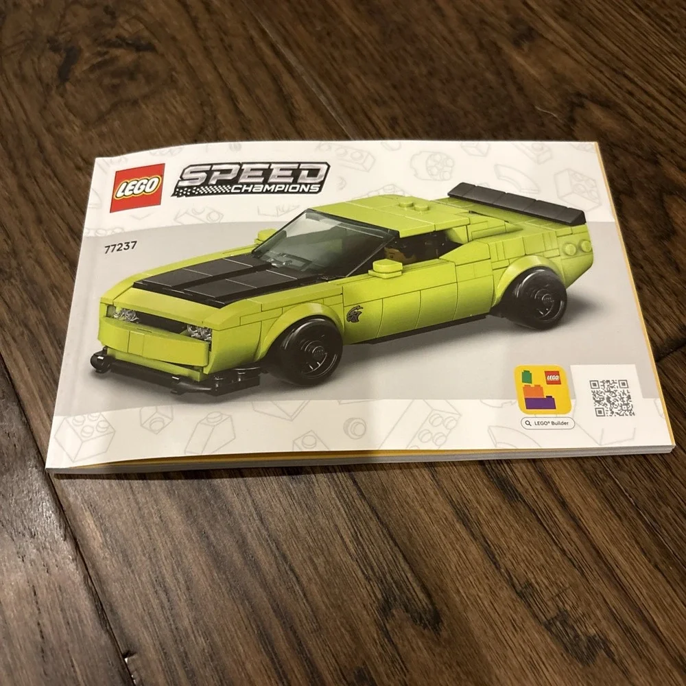 Lego Speed Champions 77237‎ Dodge Challenger SRT Hellcat Instructions Manual